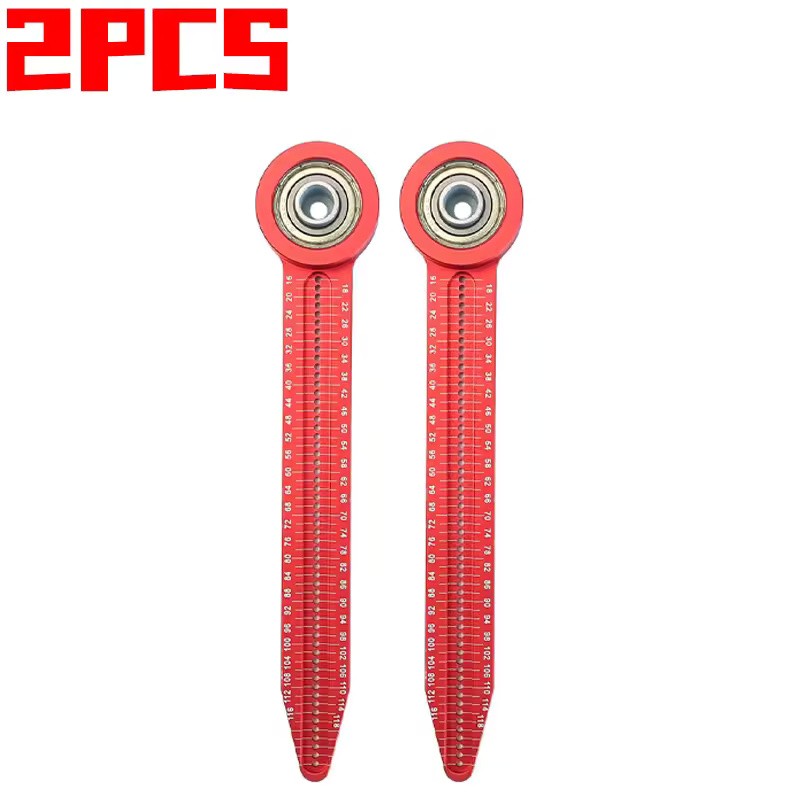 Aluminum Alloy Woodworking Circle Drawing Compass Scribe Ruler