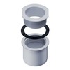 INEFA Screw Socket Gutter to Downpipe, Box Shape, grey