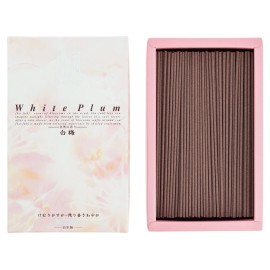 Nippon Kodo White Plum Blossom Incense Sticks Low Smoke Elegant Floral Scent 25 Minutes