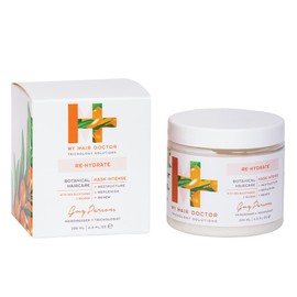 My Hair Doctor Re-Hydrate Hair Mask Intense for Dry, Damaged and Brittle Hair, Revitalizing & Hydrating Argan Oil Enriched, Sulphate Free, Vegan Intense Hair Mask Treatment 200ml