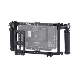 Nitze Director's Monitor Cage with Adjustable Handles for up to 9 Inch LCD Monitor Universal Cage - JSQ-002