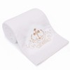 ESTAMICO My Baptism Baby Christening Dedication White Blanket with Embroidered
