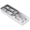 Lifewit Compact Silverware Organizer for Kitchen Drawer, Narrow Flatware Tray