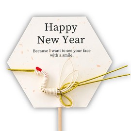 HEADS GS-FP38 Heads, Flower Picks, 3.9 x 2.8 inches (10 x 7 x 34 cm), White, 10 Pieces, Spring Cranes, Mizuhiki,