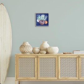 Stupell Industries Urchin Sea Life Framed Giclee Art Design by Paul Brent