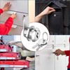 BOZXYE 6 Pcs Cabinet Locks with Keys, 5/8" Cam Locks