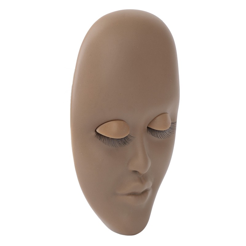 Lash Mannequin Head Reusable Soft Rubber 3D Effects Replaced Eyelids