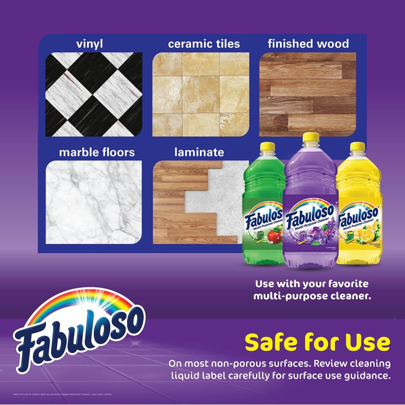 Fabuloso Spin Mop and Bucket, Hands-Free Wringing Spin Bucket -