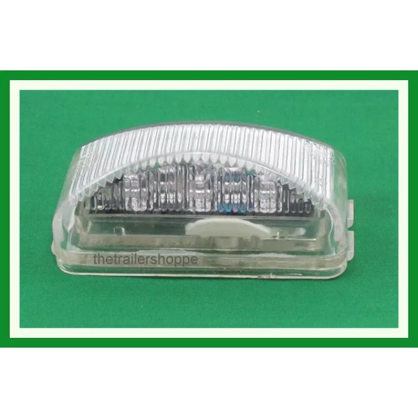 N/A Side Marker Clearance LED light Red Clear Ice Lens