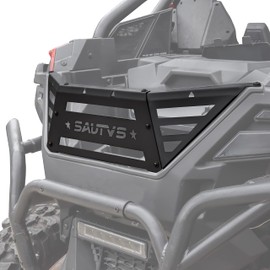 SAUTVS Cargo Bed Extender Tailgate for RZR PRO XP/S/Turbo R 20-25, Heavy Duty Steel Rear Bed Extender Rack Cargo Tailgate Enclosure for Polaris RZR PRO XP/S/Turbo R 2020-2025 Accessories