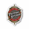 AMA SHOP Customizable tattoo studio sticker with your pvc logo