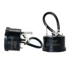 MEETOOT 2pcs 1/3HP-250W Refrigerator Thermal Overload Protector Compressor Replacement Part