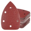 HYCHIKA 60PCS Sanding Pads, 6 Holes Hook and Loop 60/80/100/120/180/240