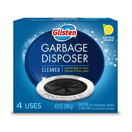 Glisten Disposer Care Pack of 4 Natural Foaming Cleaner for Garbage Disposals