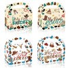 LAEYIAP My First Rodeo Party Paper Gift Boxes,Cowboy Goodie Treat