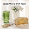 Lejesth Crystal Makeup Brush holder Organizer, Vintage Make Up Brush