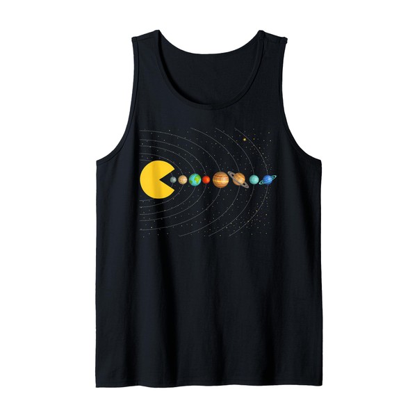 Solar System Astronomy Space Video Games Funny Gifts Graphic Tank