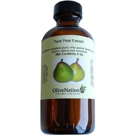 OliveNation Pure Pear Extract - 16 ounces - Gluten-free, Sugar-free - Premium Quality Flavoring Extract for Baking
