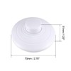 uxcell Inline Latching Foot Pedal Push Button Switch, Round Lamp
