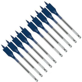 TJPoto 10Pack Replacement Part New # 2610958251 DSB1008B 11/16 in. x 6 in. Daredevil Spade Bits (Bulk) for Bosch