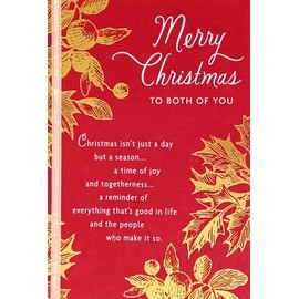 Merry Christmas To Both of You Greeting Card - The Two of You Are The Kind of People Who Make Life Enjoyable For Everyone Else All Year
