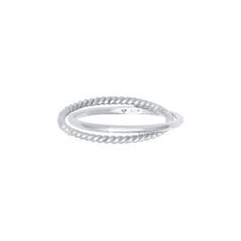 Elli Women's Wrap Classic Filigree Twisted Trend Ring in 925 Sterling Silver, 56, Sterling Silver, None