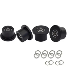 Total Gym 1700 Club Wheels/Rollers Qty for 4 Models 1000 1100, 1400, 1500, 1600, 1700, 1800, 1900, Achiever, Force, Gold, Max, Platinum, Platinum Plus, Pro, Supra, Supreme, Ultima, Ultra, XLI