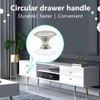 Ruidee 12 PCS Round Drawer Cupboard Handle 30mm Mushroom Shape