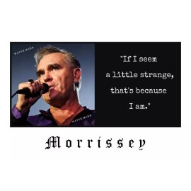 MORRISSEY Special Edition 4x6 Print w/ Song Quote THE SMITHS concert music