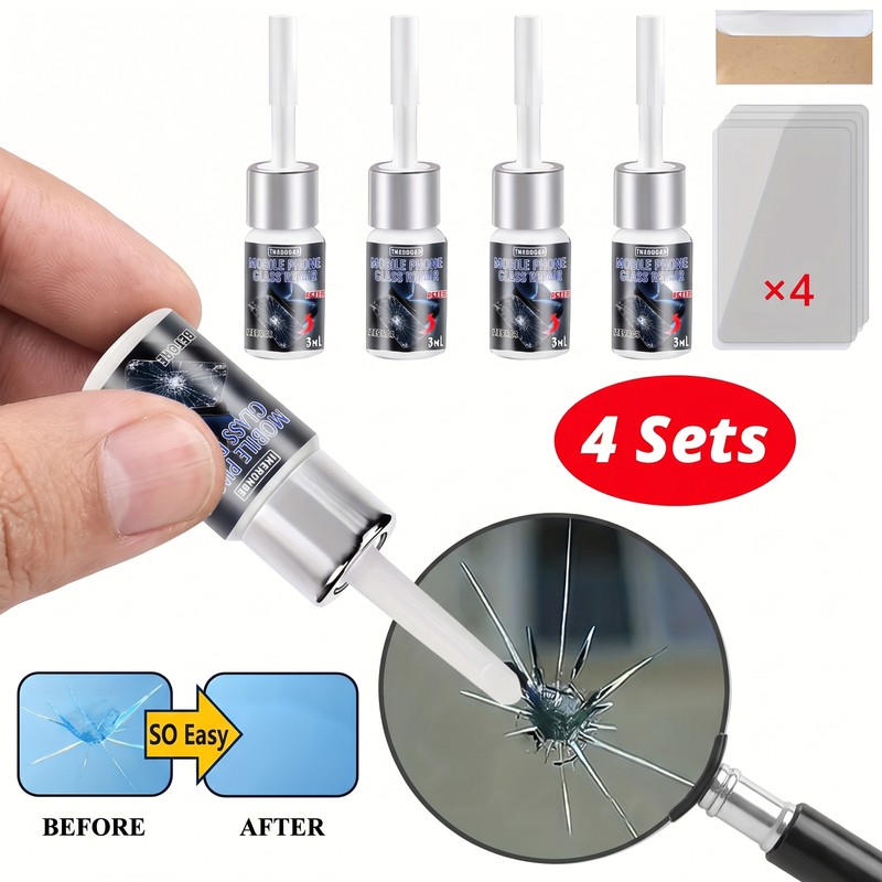 Windshield Crack Repair Kit for DIY Auto Glass Care –