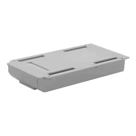 Caja De Almacenamiento Para Cajones Debajo Del Escritorio, Bandeja De Almacenamiento De Papelería Oculta Sin Perforaciones, Organizador De Escritorio Autoadhesivo De Gran Capacidad Adecuado(L)