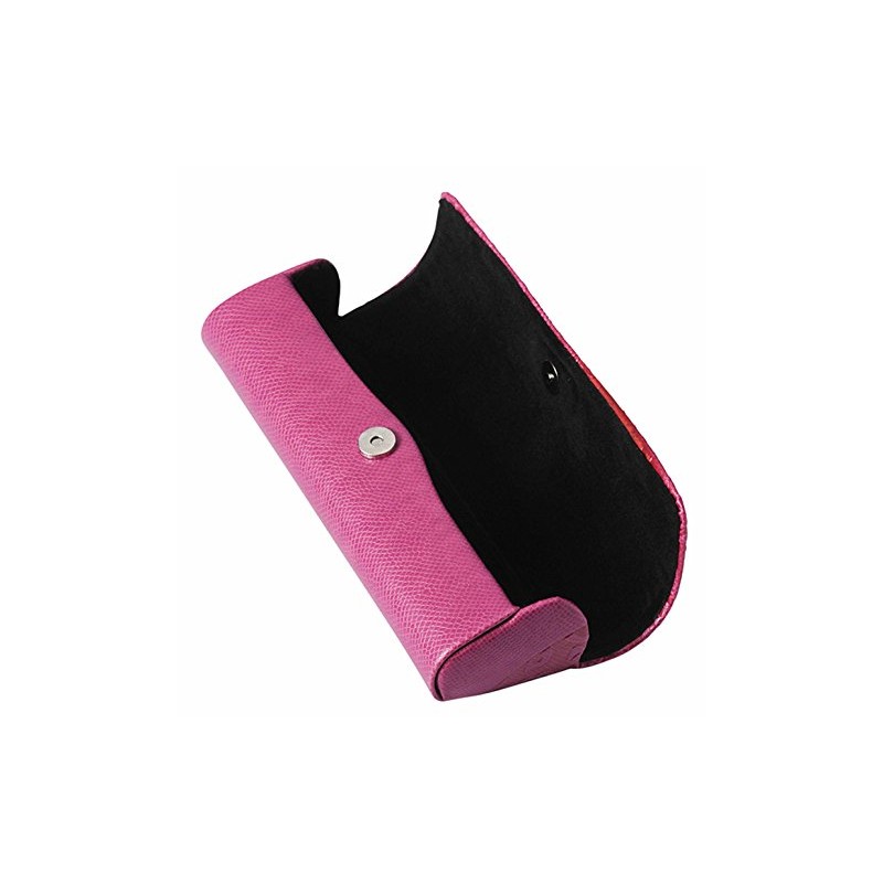 名古屋眼鏡 パープルピンク コンパクト 立体 エンボス 柄 が おしゃれ な スリム