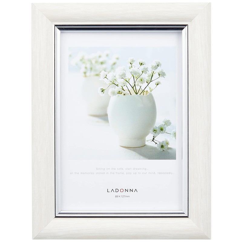LADONNA SF10-L-WH Picture Frame, White