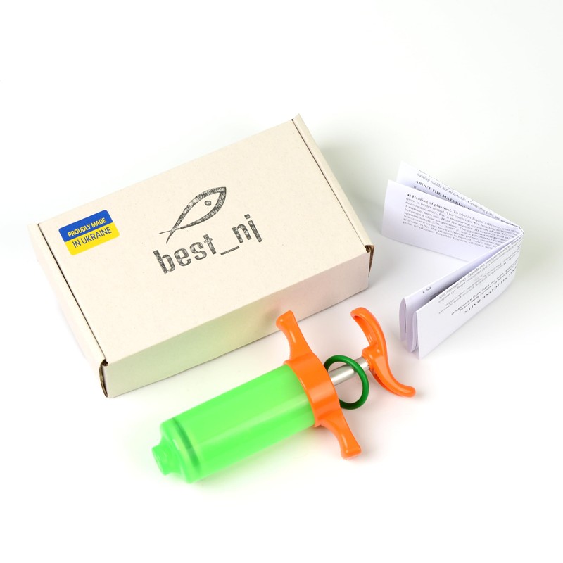 45 ml Injector for Soft Plastic Plastisol Fishing Lure Mold