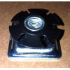 Unbranded/Generic 4 Pack Threaded Star Type 1-1/4(OD) Square Tubing Insert