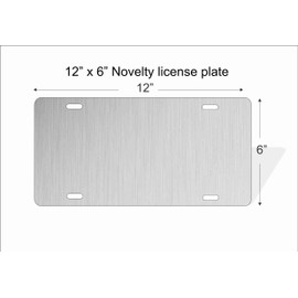 Jedi Master Novelty Front Plate Decorative Vanity car tag 12 x 6 inches