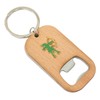 Robin Hood Keyring Bottle Opener Wooden Stainless Steel Key Chain