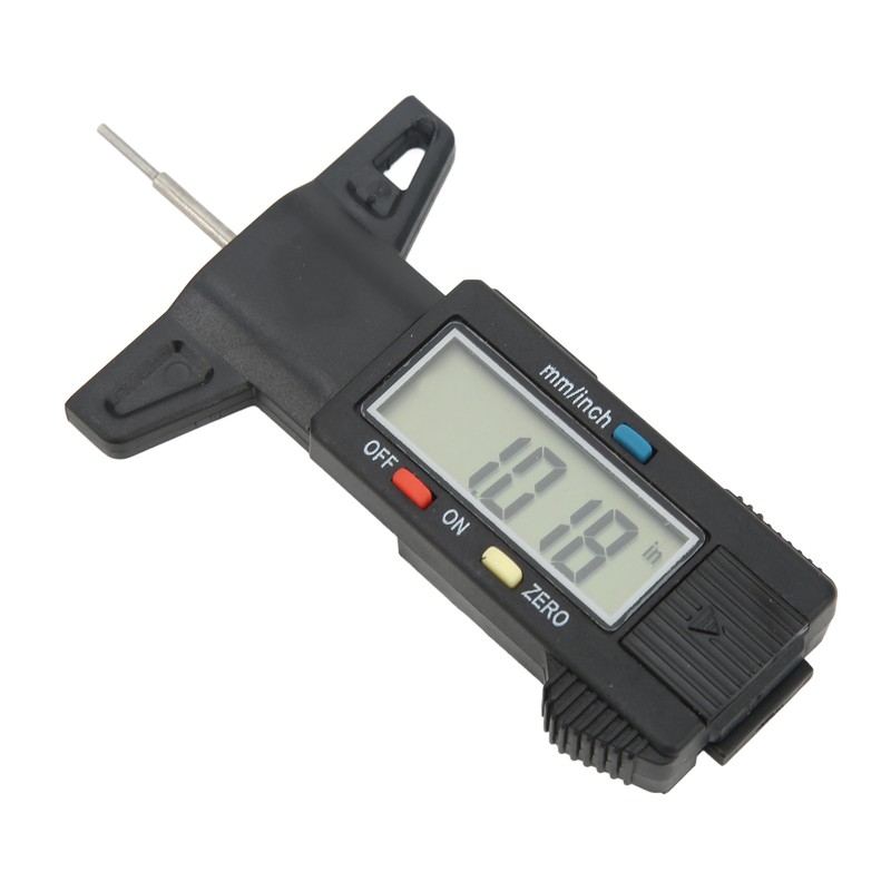 Digital Tread Depth Gauge 0 to 25mm Range LCD Display