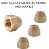 Cionyce 10 Pack Brass Flare Nut for Air Conditioning Copper
