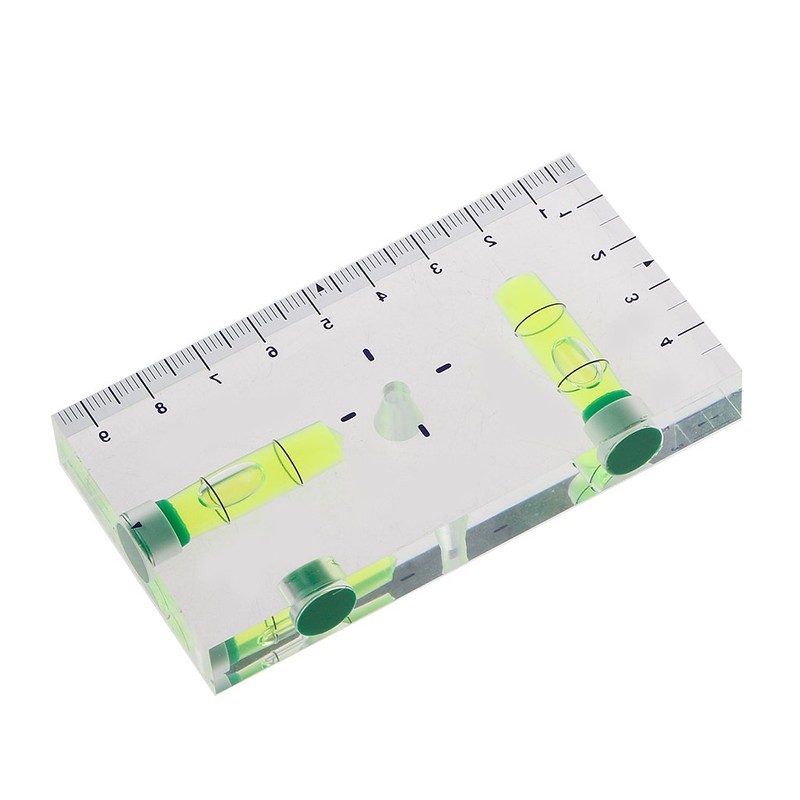 GUMEI High Precision Transparent Two Direction Magnetic Level Bubble Mini