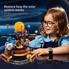 Spinning Solar System Building Blocks Planet Set, STEM Education Science