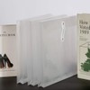 Zoohot Plastic Envelopes with String Closure Clear Side Loading, 1-1/4"