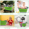 ddLUCK Multi-Functional Collapsible Pet Bathtub with Drainage Hole, Portable Indoor