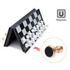 KOKOSUN Magnetic Chess Set with Folding Chess Board Gold and