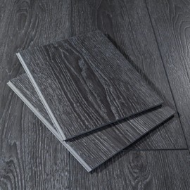 Flooret Luxury Vinyl Plank Flooring Dark Sample Kit | 6 Pieces of 12" Cut Samples from Real Planks | DIY Click Installation, 40 Mil Wear Layer, Waterproof and Scratch Resistant LVP