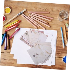 NOLITOY 60pcs Vintage Mini Envelopes for Greeting Cards Invitations Postcards Retro European Design for Weddings Parties Daily Use