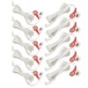 10pcs / bag 2.35mm 1.5m 2‑In‑1 Button Type Electrode Lead