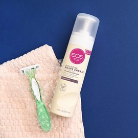 eos Shea Better Shaving Cream for Women - Vanilla Bliss | Shave Cream, Skin Care and Lotion with Shea Butter and Aloe | 24 Hour Hydration | 7 fl oz