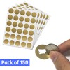 150 Pack, 1" Scratch Off Stickers Labels, Round Circle -