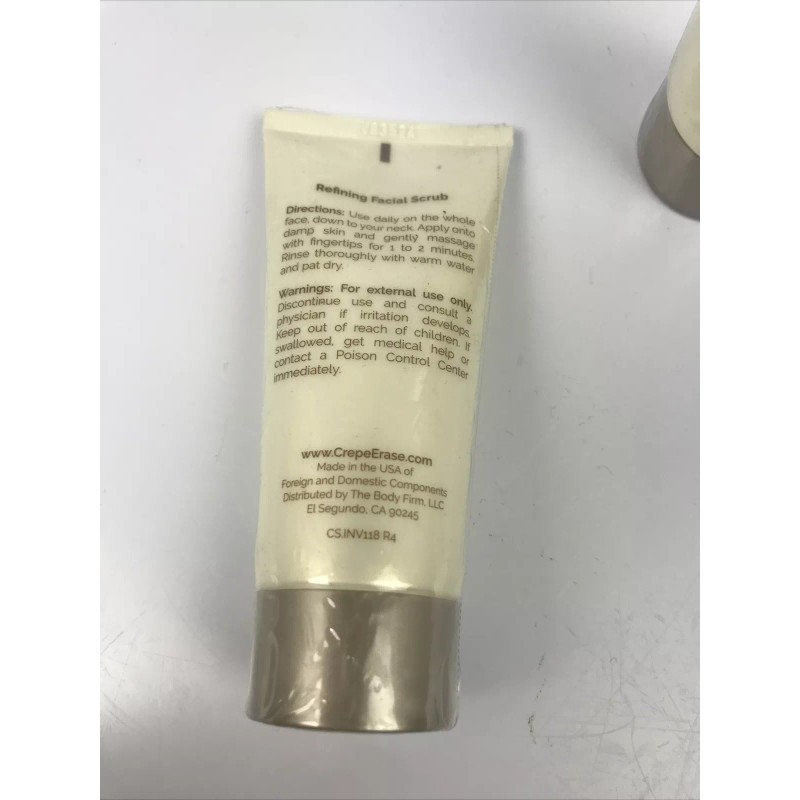 Crepe Erase Refining Facial Scrub 2 oz Lot of 2